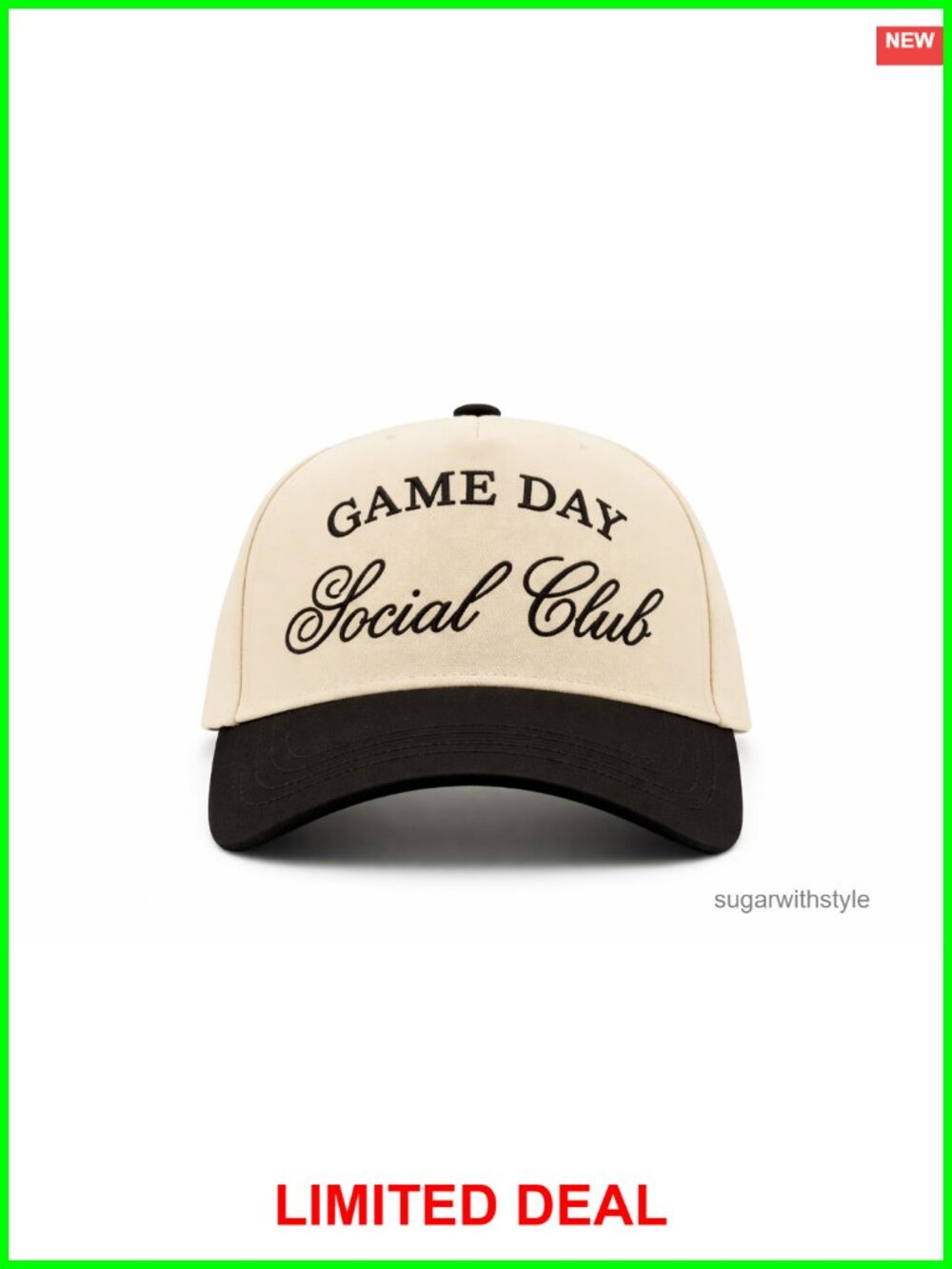 Embroidered Lettering Dad Hat Adjustable Low Profile Baseball Cap - Picture 5 of 5